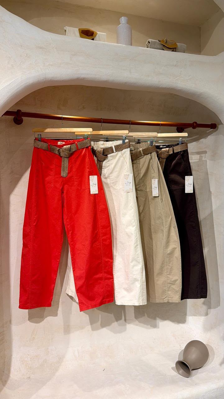 Juliette Barrel Pants- Brown Chocolate