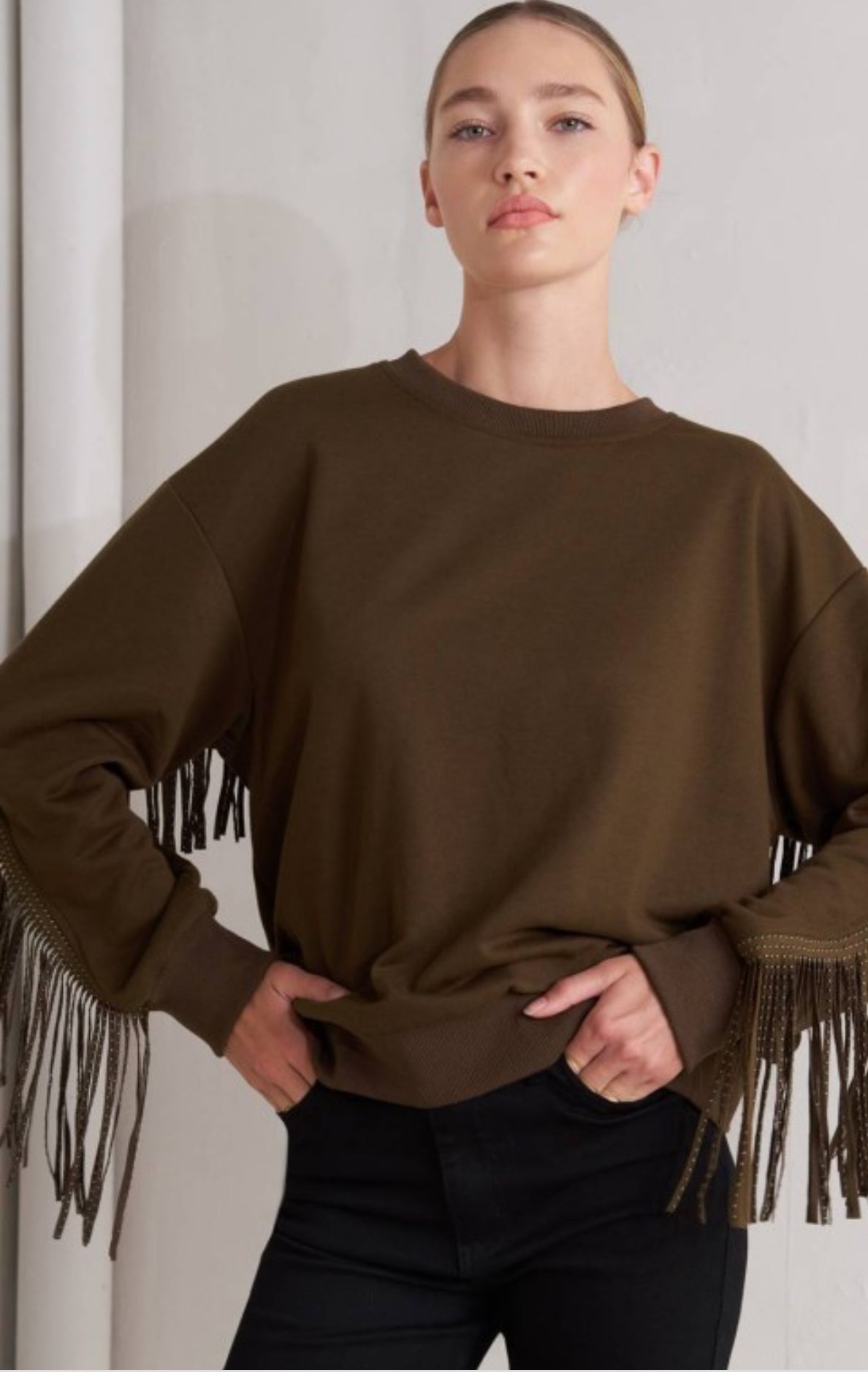 Chérie Fringe Sweater