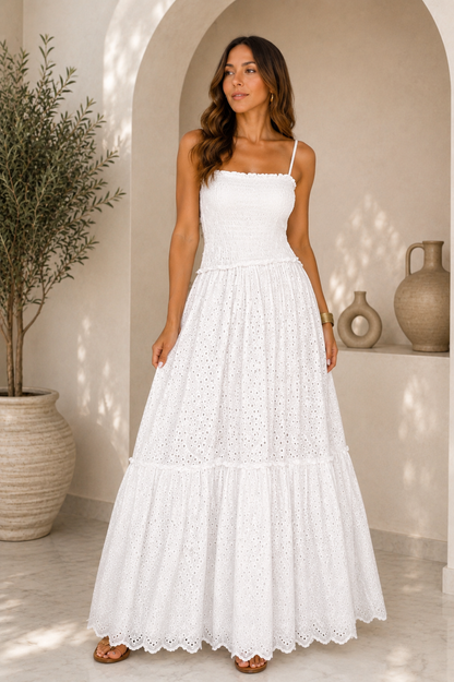 Colette White Maxi Dress