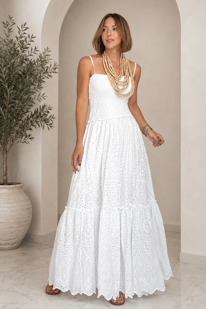 Colette White Maxi Dress