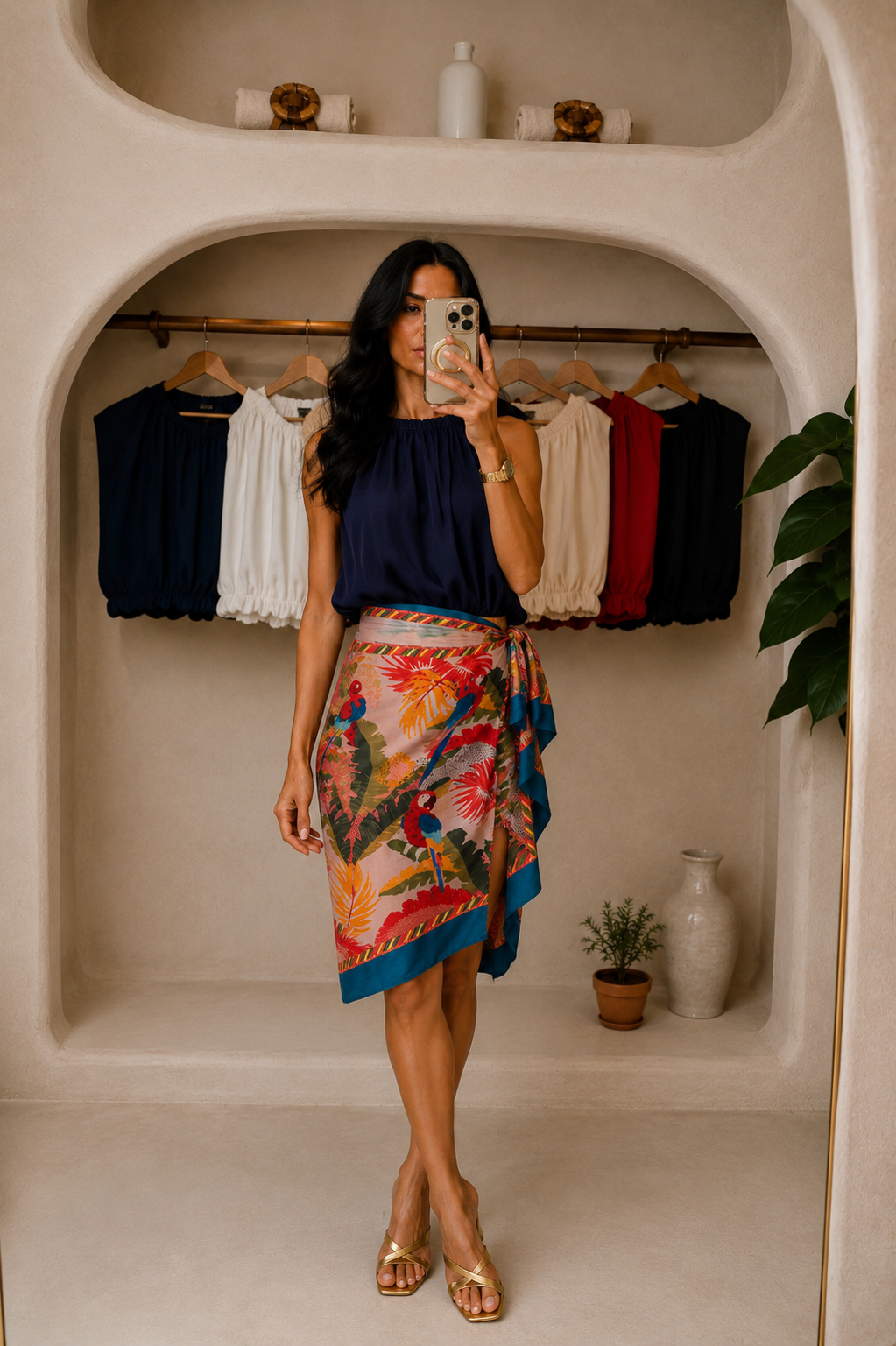 Chérie Wrap Skirt Paradis