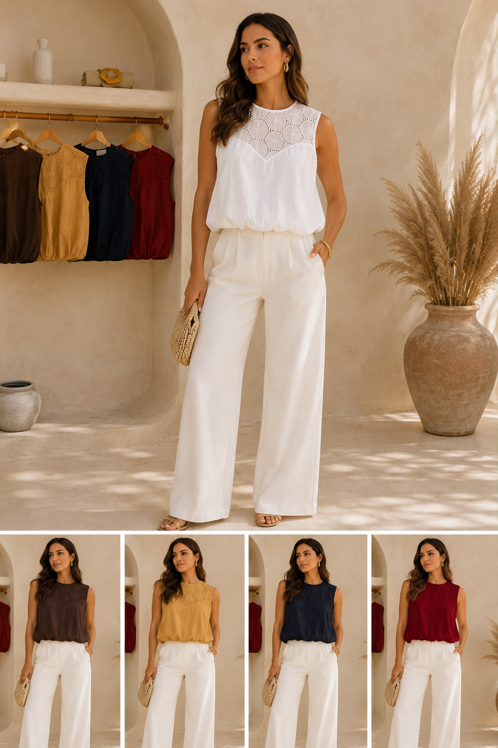Jade Top - White