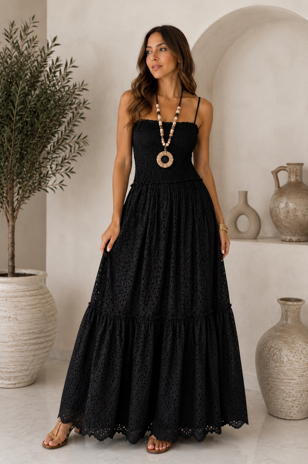 Colette Black Maxi Dress