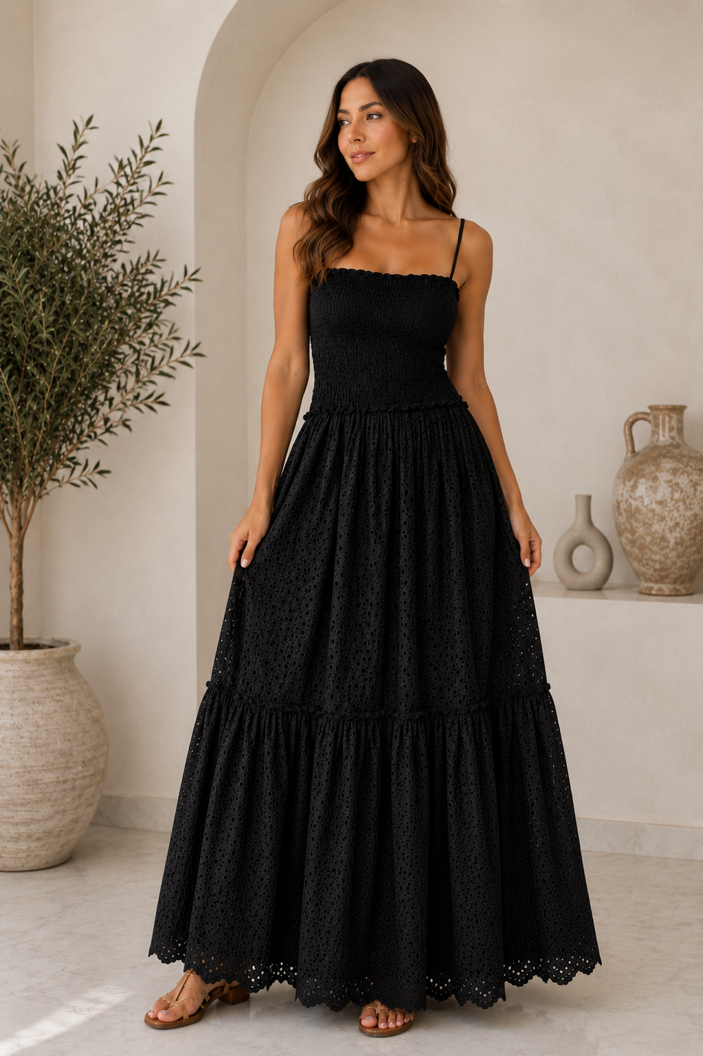 Colette Black Maxi Dress