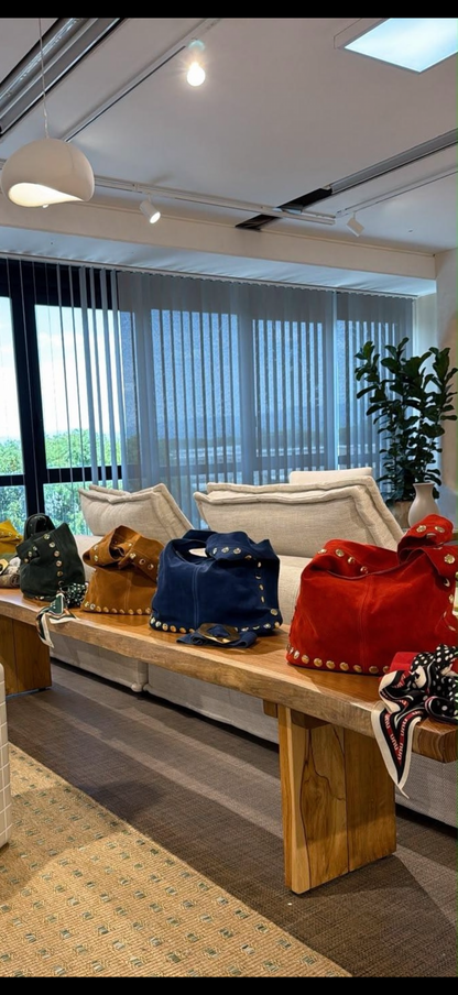 Mia Studded Bag - Navy