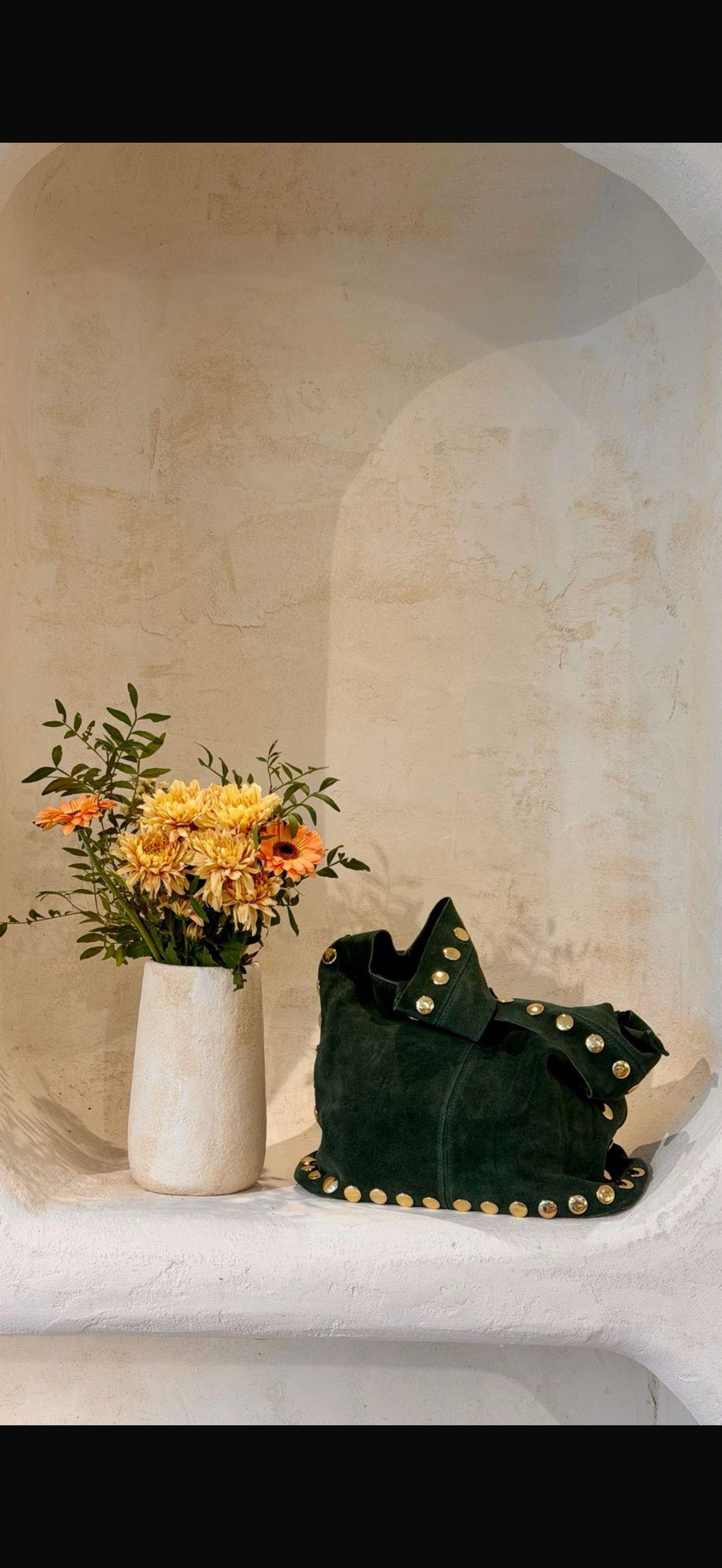 Mia Studded Bag - Green
