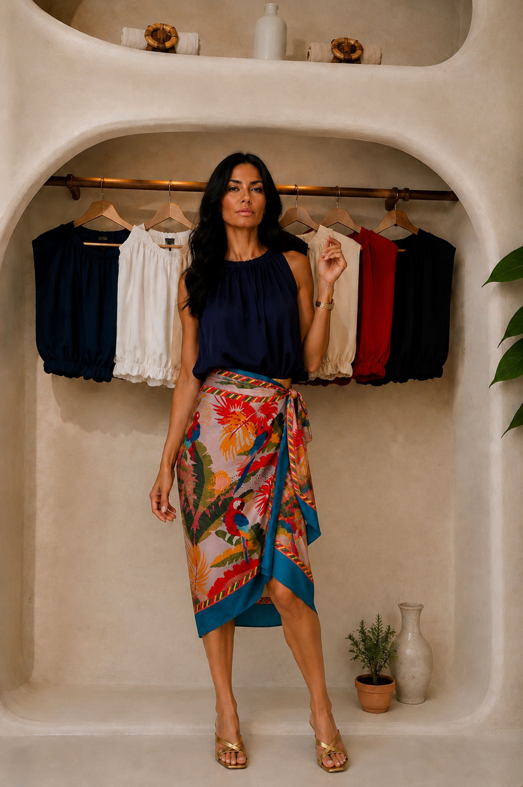 Chérie Wrap Skirt Paradis