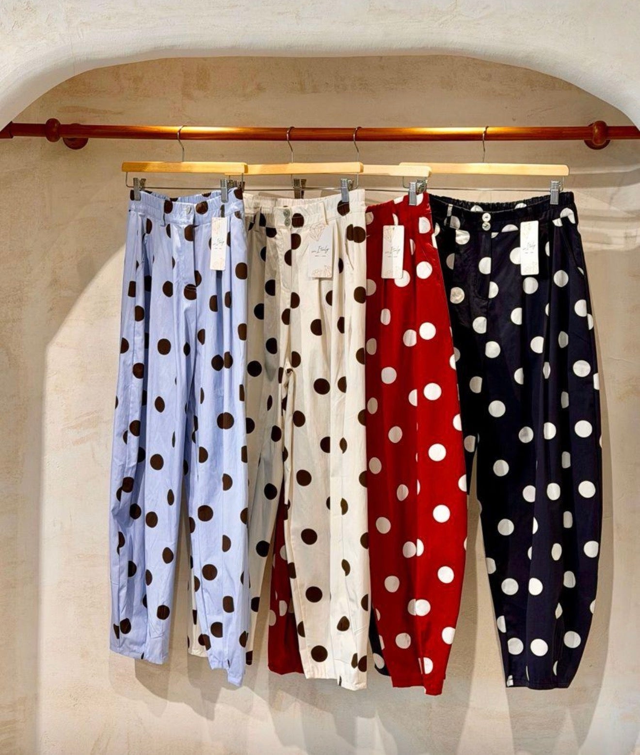 Pant Barrel Bleu Marine