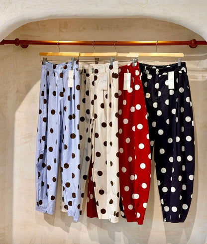 Pant Barrel Bleu Marine