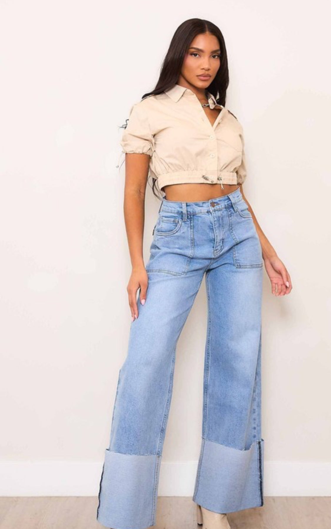 Wide Leg - comfort strech