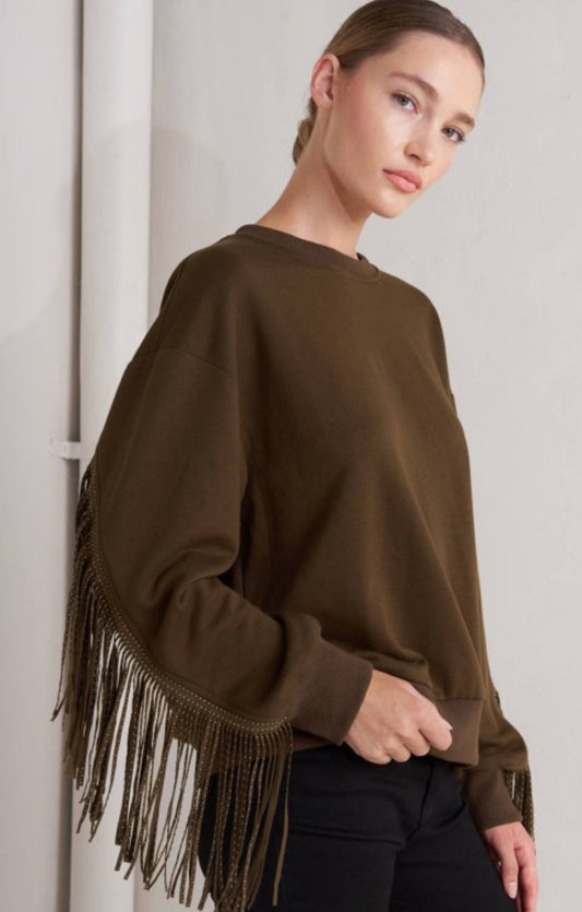 Chérie Fringe Sweater