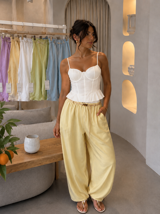 Chérie Corset White