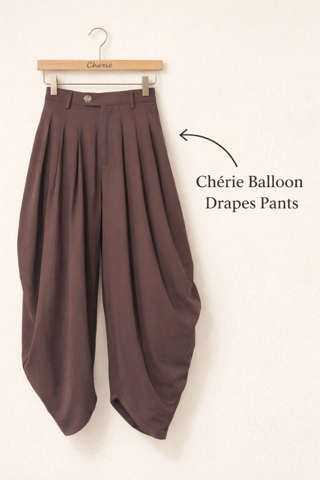 Chérie Balloon Draped Pants